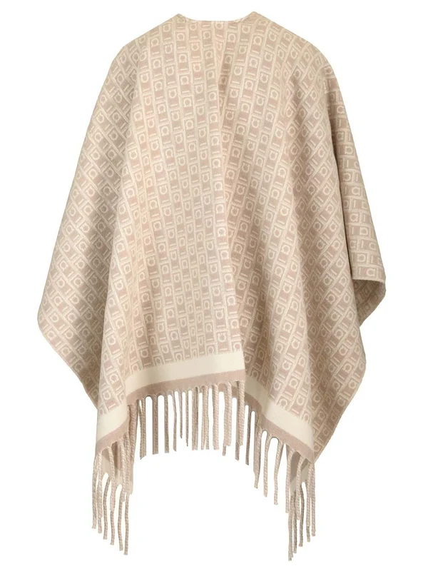 Jacquard wool cape Cape - Image 2