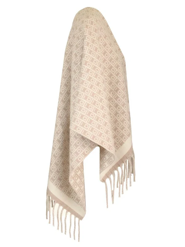 Jacquard wool cape Cape - Image 3