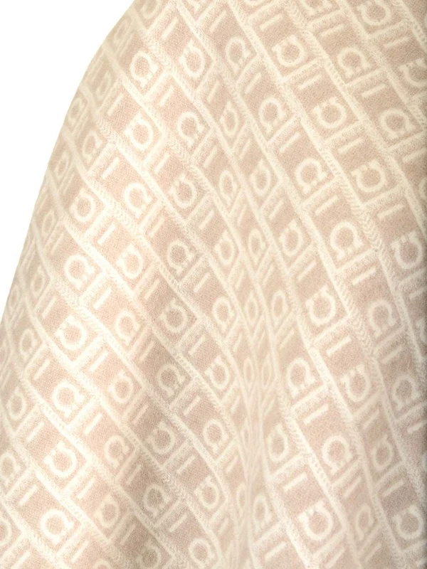 Jacquard wool cape Cape - Image 4