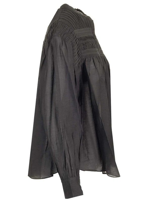 "Plalia" silk voile blouse Shirts & Blouses - Image 3