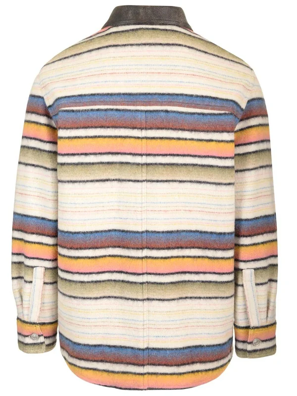 Duncan Stripe Wool Jacket - Image 2