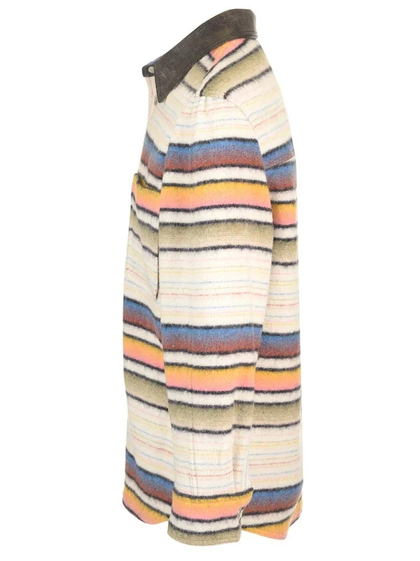 Duncan Stripe Wool Jacket - Image 3