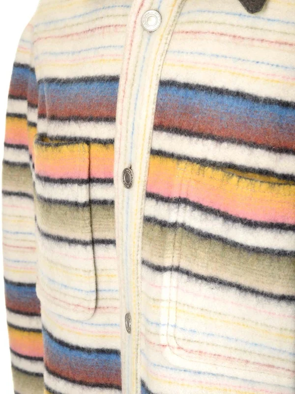 Duncan Stripe Wool Jacket - Image 7