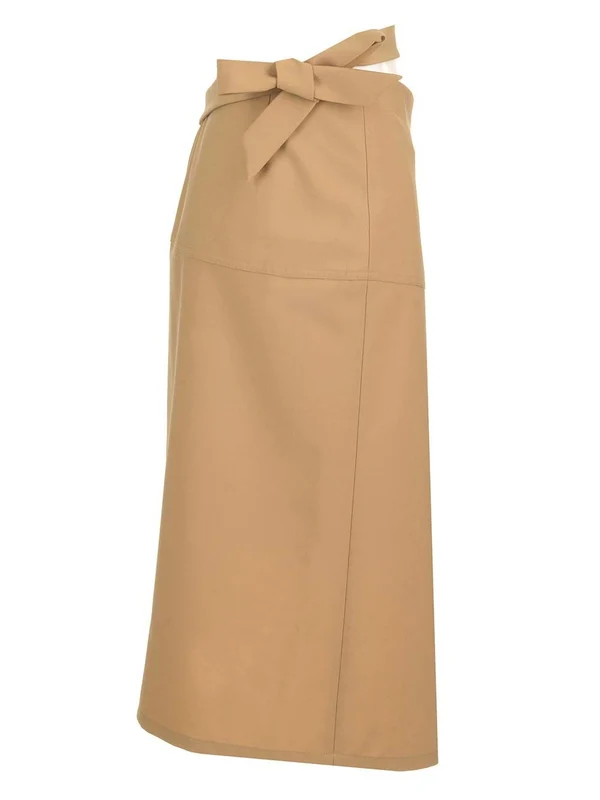 Wrap Wool Blend Skirt - Image 4