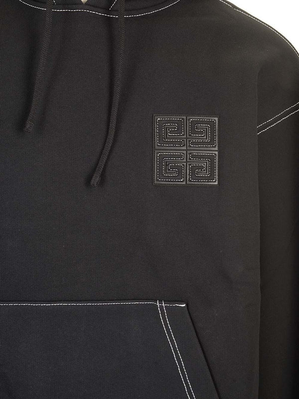 Embroidered Logo Cotton Hoodie - Image 3
