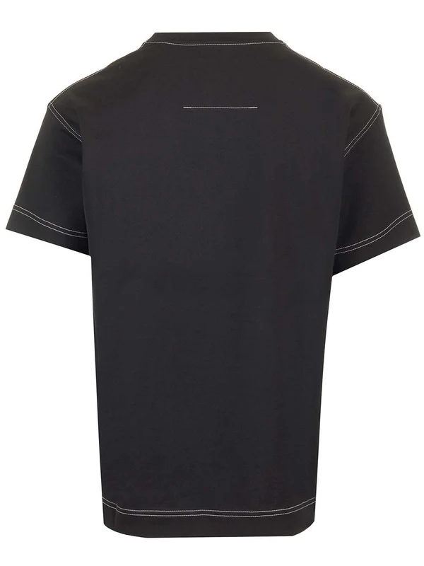 Embroidered Logo Cotton Short-sleeve T-shirt - Image 2