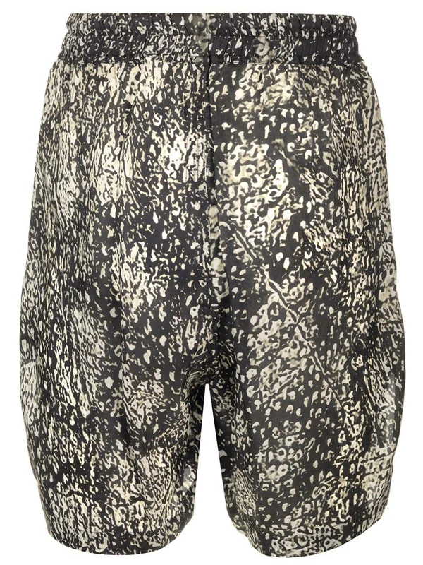 Japanese Printed Drawstring Shorts - Image 2