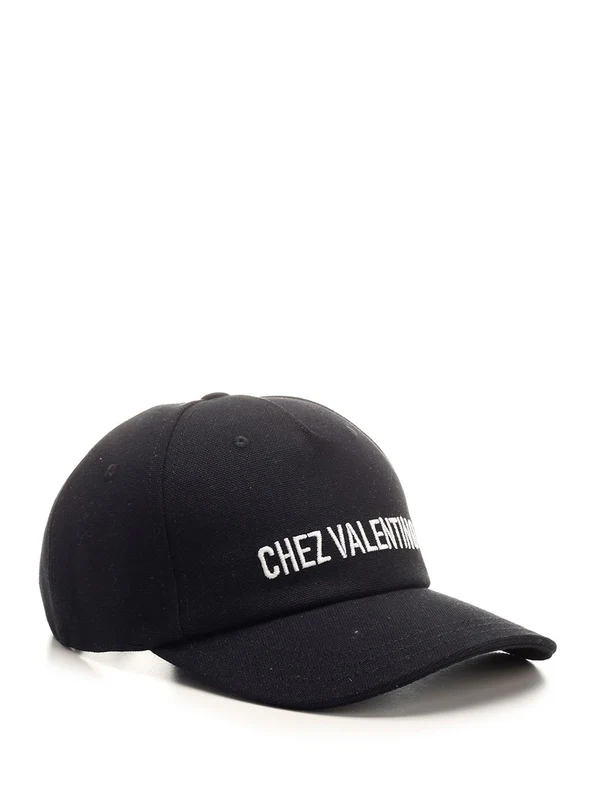 Chez Logo Embroidered Baseball Cap - Image 2