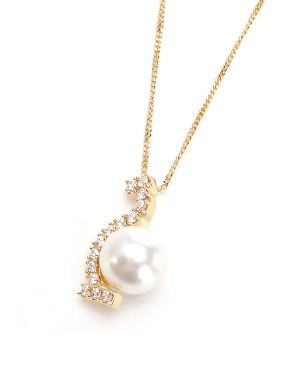 Pearl Embellished Necklace - Image 2