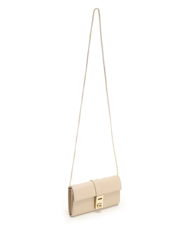 Hug Chain Leather Crossbody Bag - Image 2