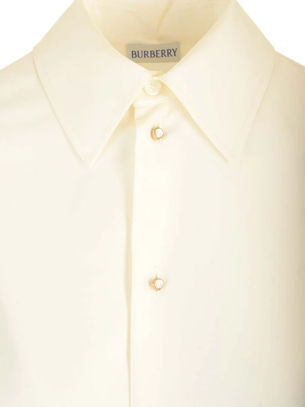 Jewel Button Silk Shirt - Image 3