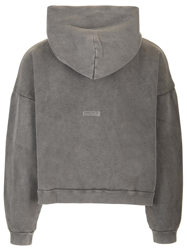 Back Logo Patch Washed Hoodie - Image 2
