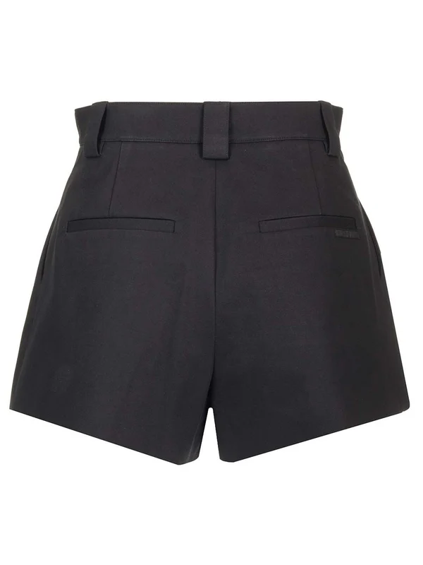 Double Pleats Flare Shorts - Image 2