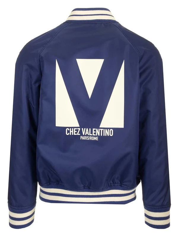 Chez Printed Nylon Bomber - Image 2