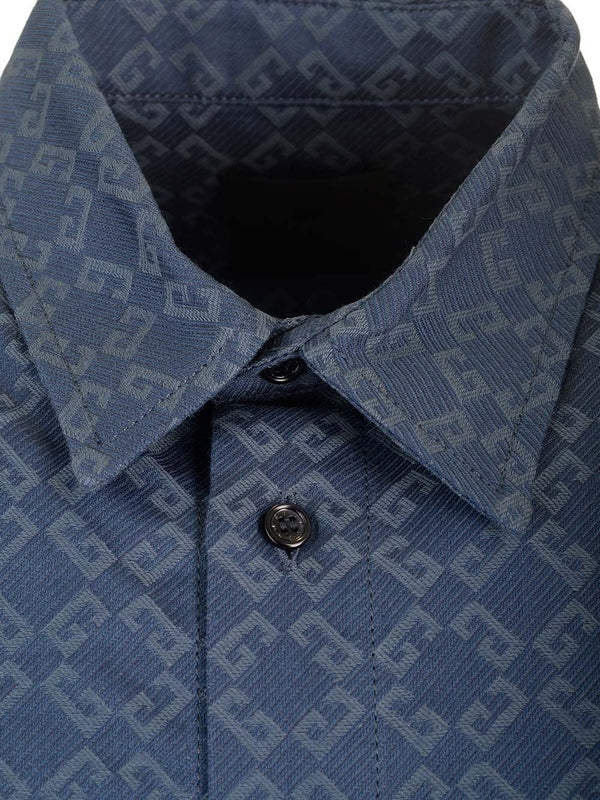 Monogram 72 Glossy Denim Shirt - Image 3