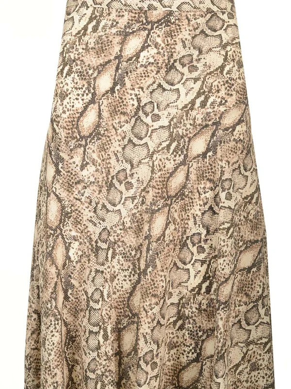 Sakura Silk Blend Long Skirt - Image 4