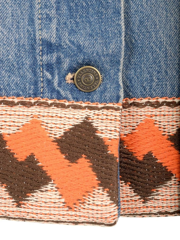 Jacquard Denim Skirt - Image 4
