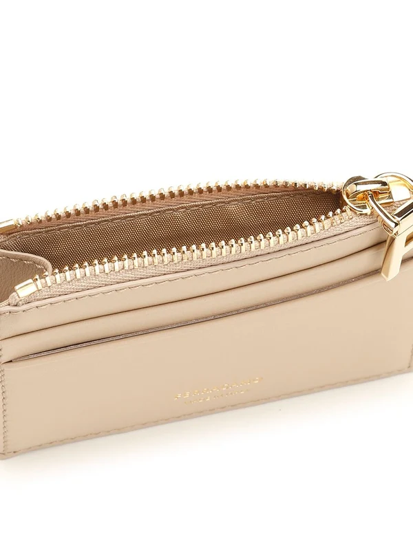 Keyring Detail Leather Card Wallet - Image 4