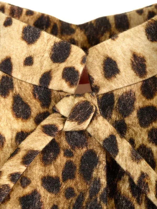 Giaguaro Leopard Wool Coat - Image 7