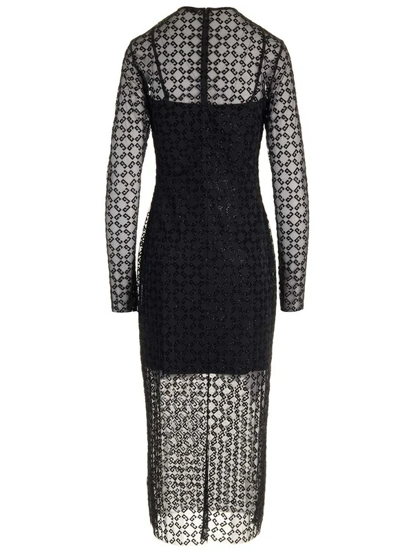 Monogram 72 Tulle Midi Dress - Image 2