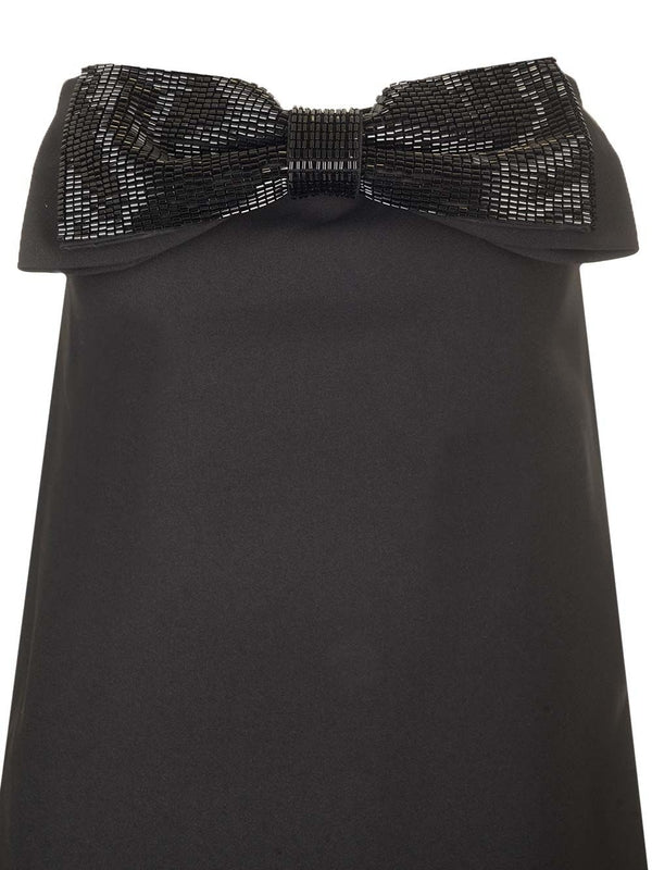 Bow Detail Mini Dress - Image 4