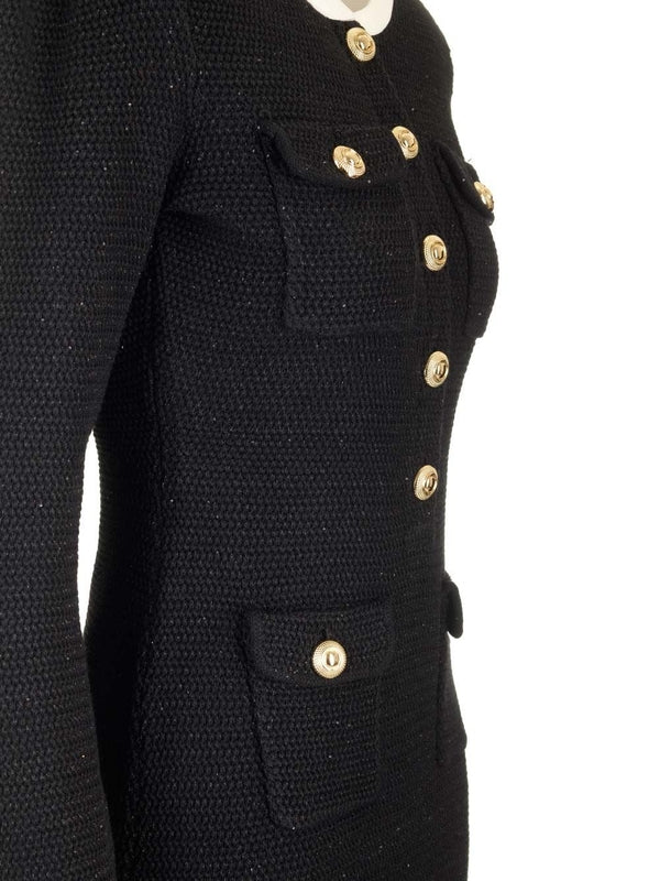 Stretch Tweed Mini Dress - Image 4