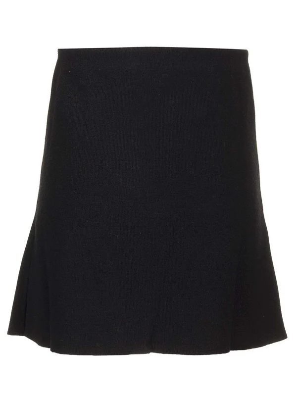 Crystal Embellished Knit Mini Skirt - Image 2