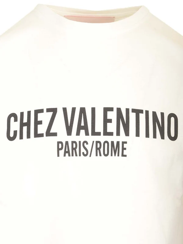 Chez Printed Cotton Short-sleeve T-shirt - Image 3