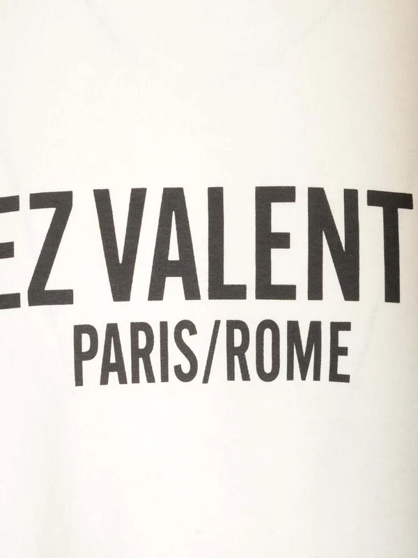 Chez Printed Cotton Short-sleeve T-shirt - Image 4