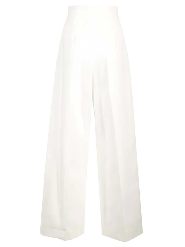 Pleats Cotton Trousers - Image 2