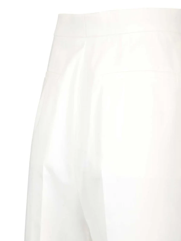 Pleats Cotton Trousers - Image 5