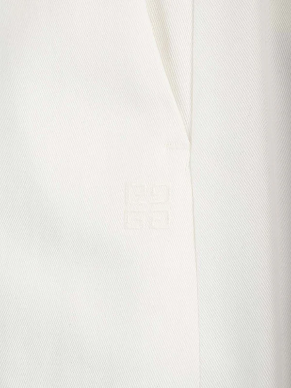 Pleats Cotton Trousers - Image 6