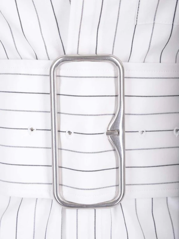 Belted Stripe Shirt - Image 4