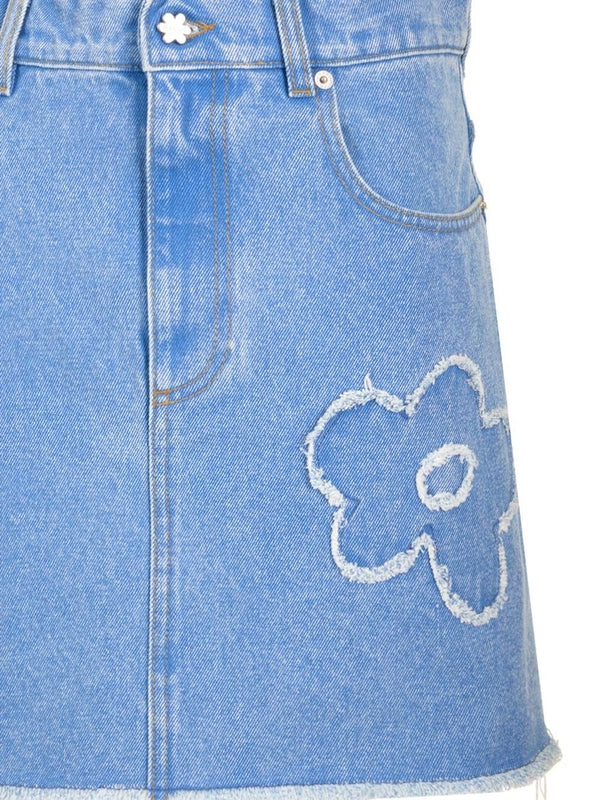 Denim Mini Skirt - Image 4