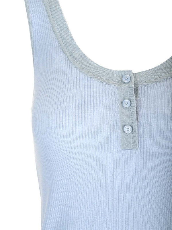 Ribbed Wool Sleeveless Top - Image 3