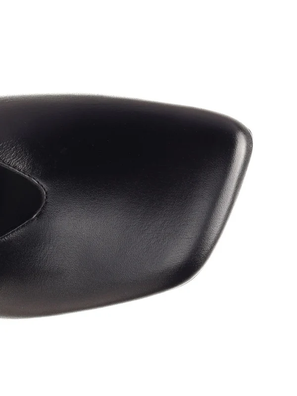 Andrea Leather Slingback Heels - Image 4