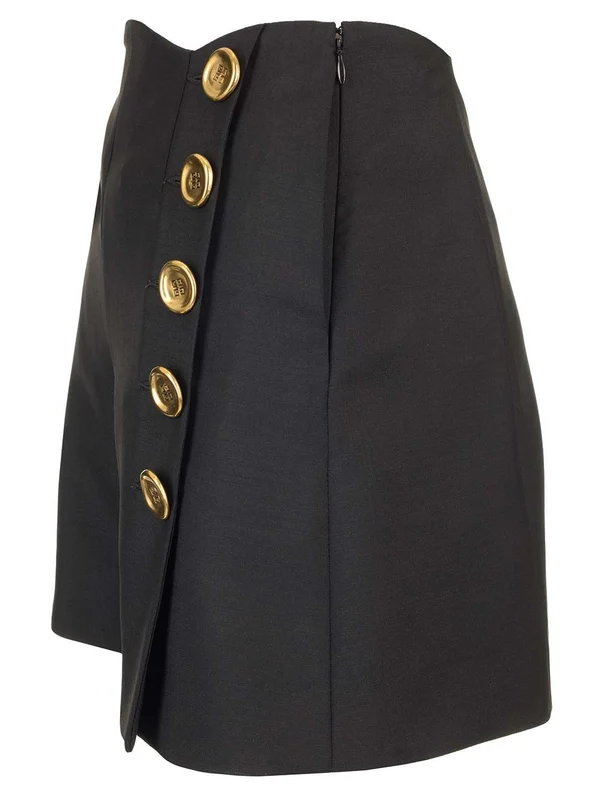 Canvas Wool Mohair Shorts - Image 3