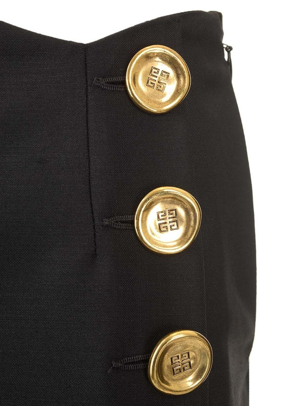 Canvas Wool Mohair Shorts - Image 4