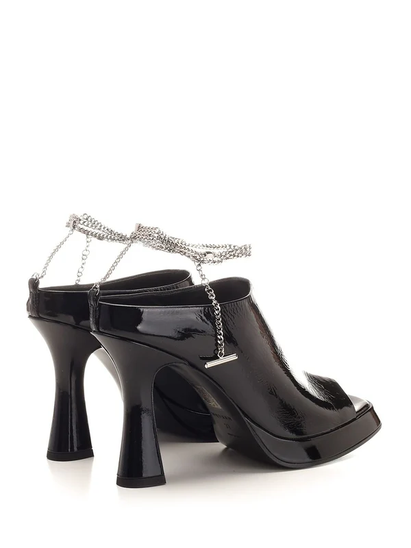 Ankle Chain Strap Sandal Heels - Image 3