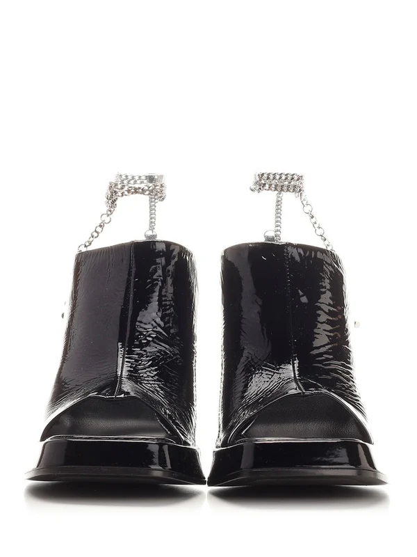Ankle Chain Strap Sandal Heels - Image 5
