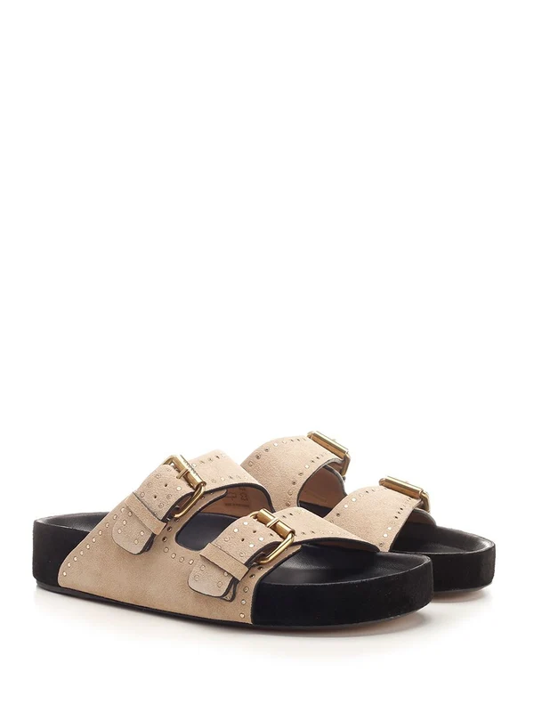 Lennyo Stud Buckle Sandals - Image 2