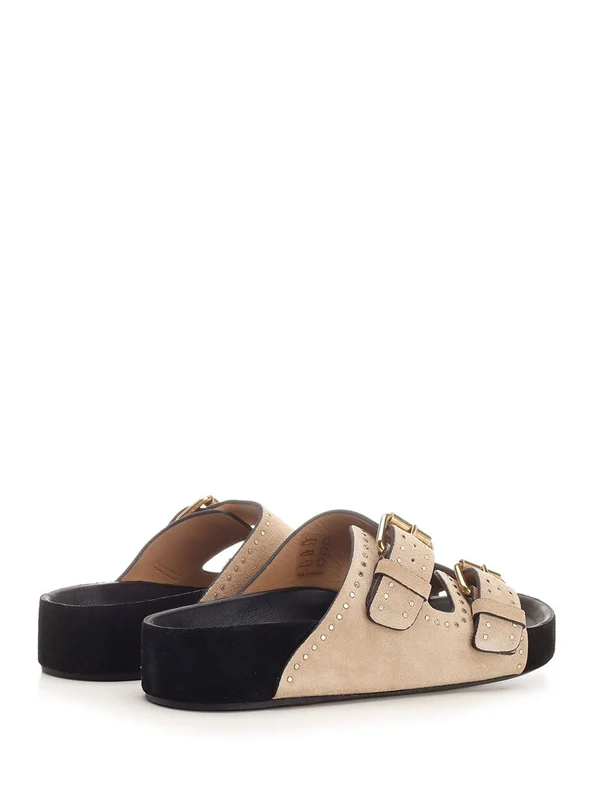 Lennyo Stud Buckle Sandals - Image 3