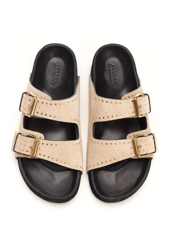 Lennyo Stud Buckle Sandals - Image 5