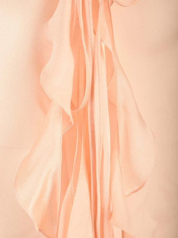 Ruffled Silk Sleeveless Top - Image 4
