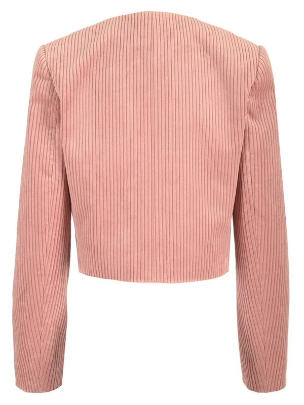 Cropped Corduroy Jacket - Image 2