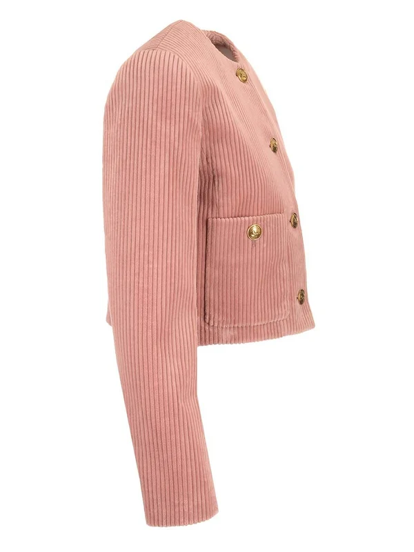 Cropped Corduroy Jacket - Image 3