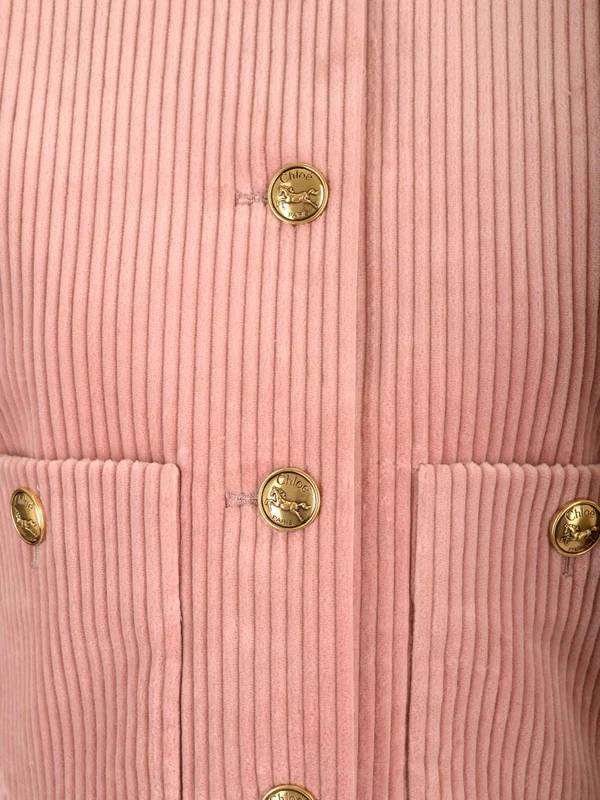 Cropped Corduroy Jacket - Image 5