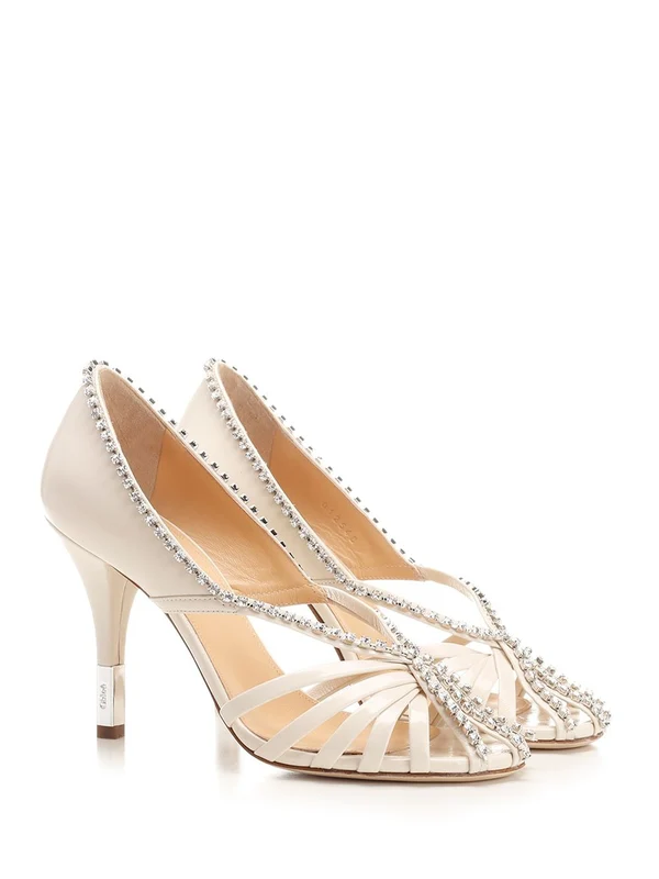 Leonie Leather Sandal Heels - Image 2