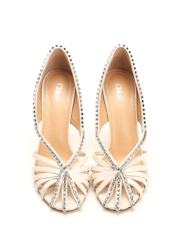 Leonie Leather Sandal Heels - Image 5