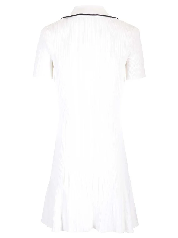 Ribbed Viscose Mini Dress - Image 2